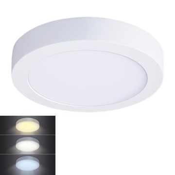 LED mennyezeti lámpatest LED/18W/230V 3000/4000/6000K átm. 22,5 cm fehér