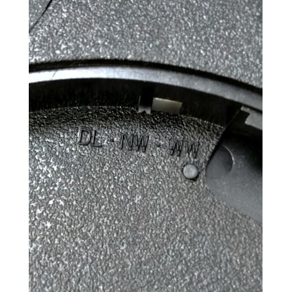 LED mennyezeti lámpatest LED/18W/230V 3000/4000/6500K átm. 23 cm fekete