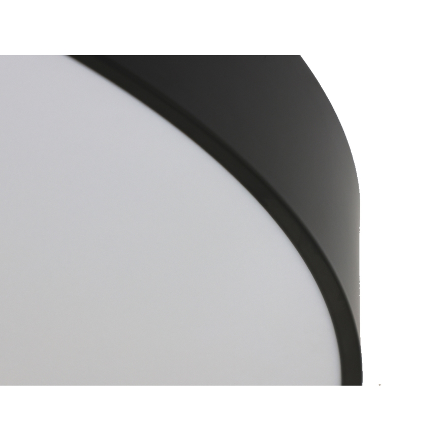 LED mennyezeti lámpatest LED/200W/230V 3000/4000/6500K átm. 100 cm fekete