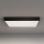LED mennyezeti lámpatest LED/215W/230V 3000/4000/6500K 80x80 cm fekete