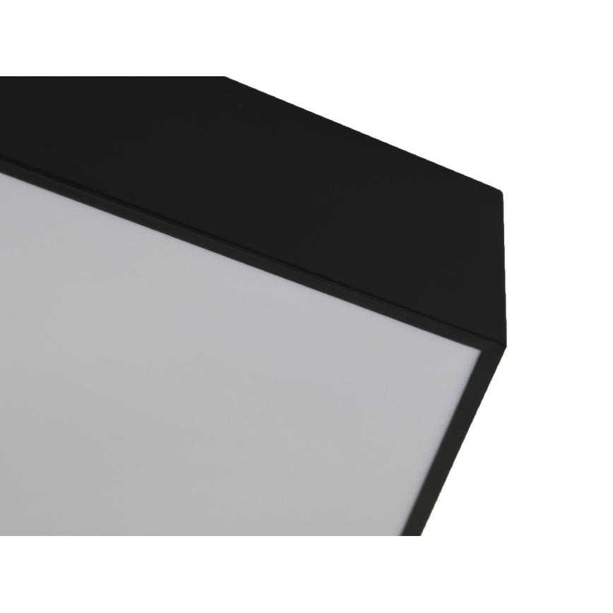 LED mennyezeti lámpatest LED/240W/230V 3000/4000/6500K átm. 120 cm fekete