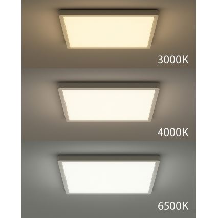 LED mennyezeti lámpatest LED/24W/230V 3000/4000/6500K 30x30 cm fehér