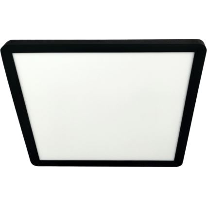 LED mennyezeti lámpatest LED/24W/230V 3000/4000/6500K 30x30 cm fekete