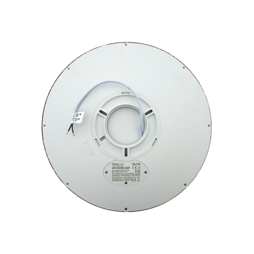 LED mennyezeti lámpatest LED/24W/230V 3000/4000/6500K átm. 30 cm barna