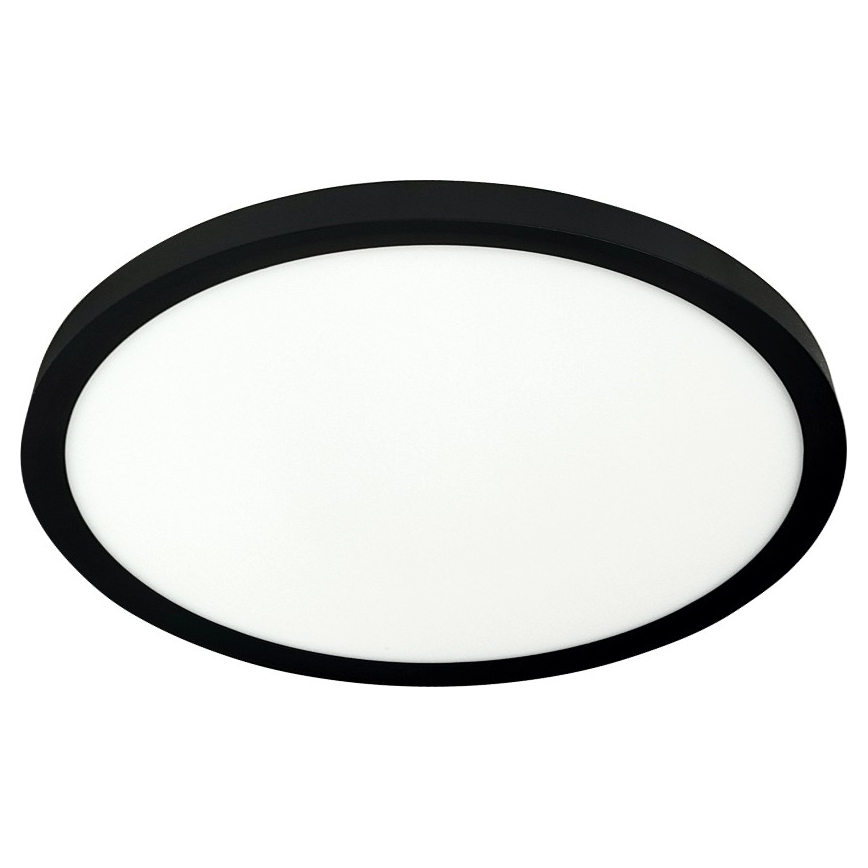 LED mennyezeti lámpatest LED/24W/230V 3000/4000/6500K átm. 30 cm fekete