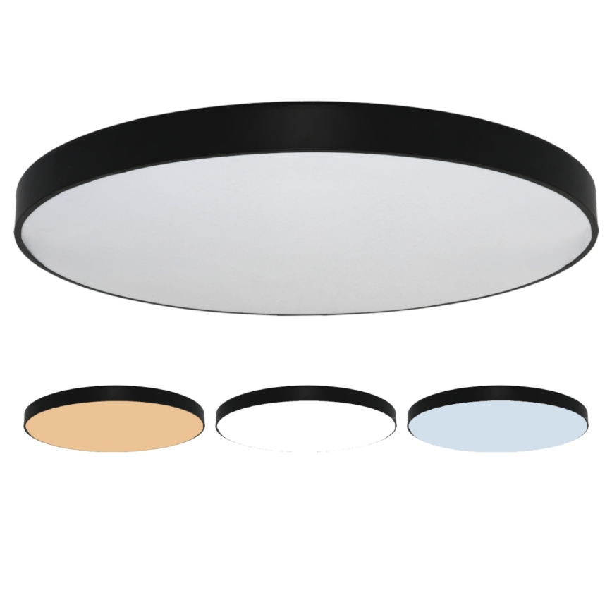 LED mennyezeti lámpatest LED/300W/230V 3000/4000/6500K Ø 120 cm fekete