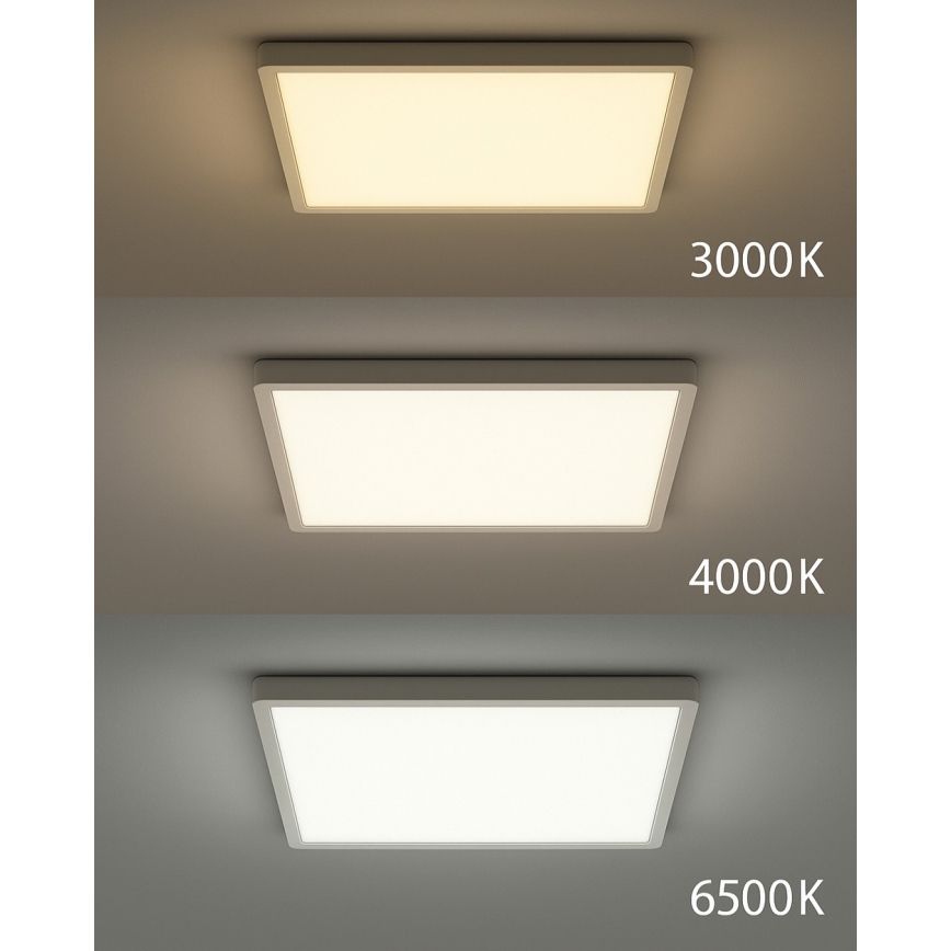 LED mennyezeti lámpatest LED/32W/230V 3000/4000/6500K 40x40 cm fehér