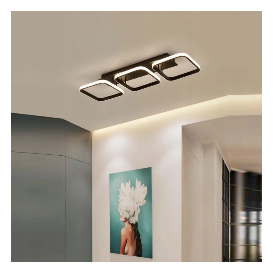 LED mennyezeti lámpatest LED/33W/230V fekete