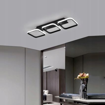 LED mennyezeti lámpatest LED/33W/230V fekete