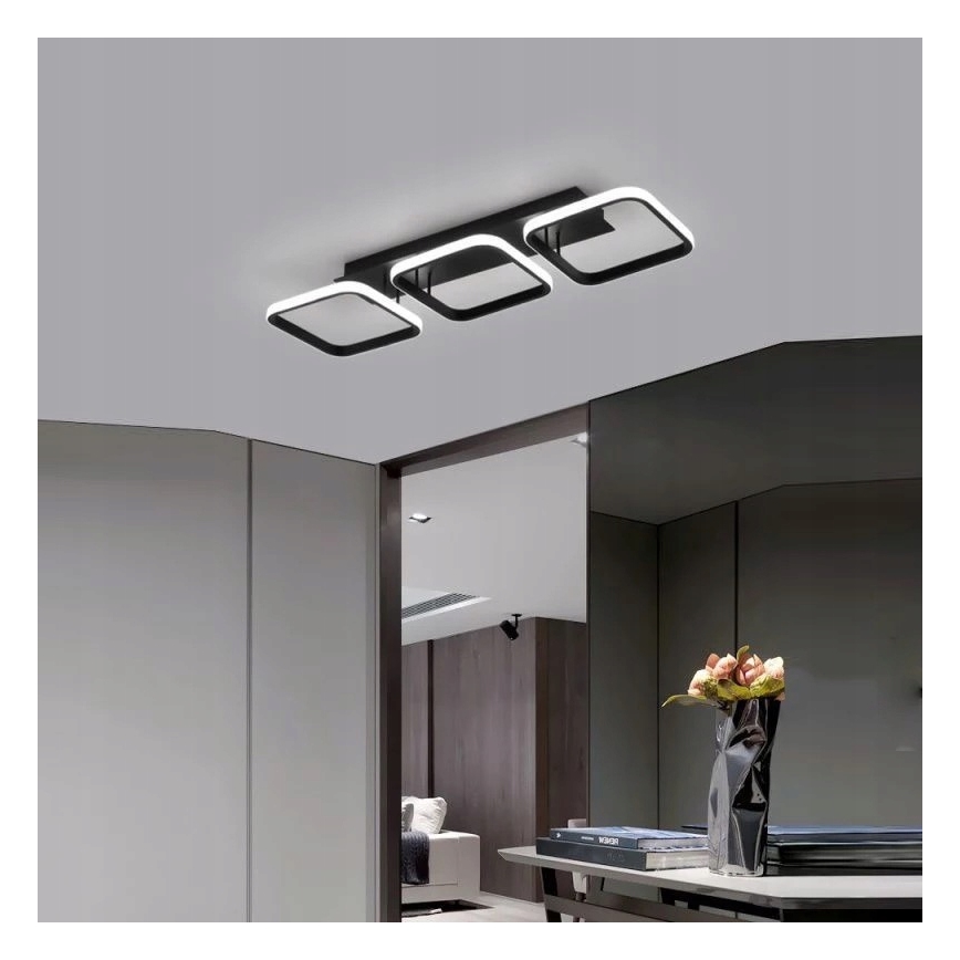 LED mennyezeti lámpatest LED/33W/230V fekete