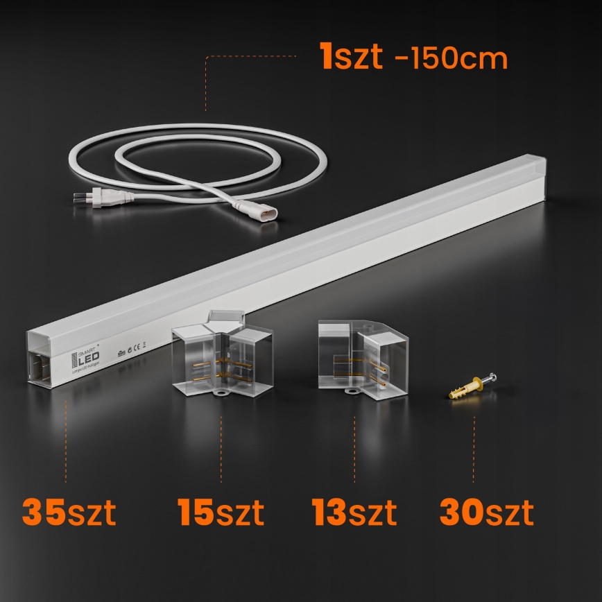 LED mennyezeti lámpa HEXAGON LED/350W/85-265V 4000K 313x298 cm CRI 90 IP44 fehér