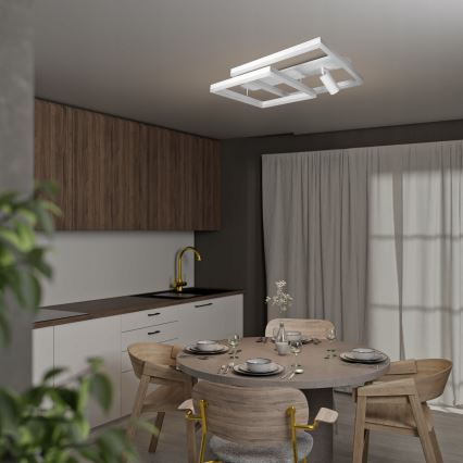LED mennyezeti lámpatest LED/38W/230V + 1xGU10/30W fehér
