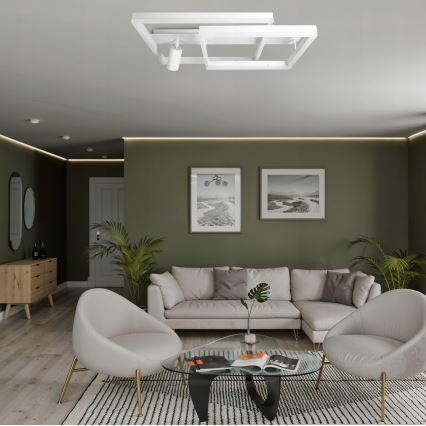 LED mennyezeti lámpatest LED/38W/230V + 1xGU10/30W fehér