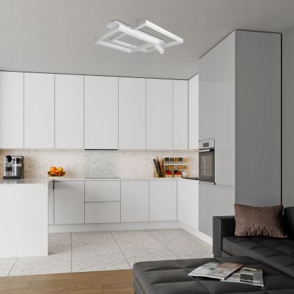 LED mennyezeti lámpatest LED/38W/230V + 1xGU10/30W fehér