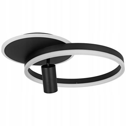 LED mennyezeti lámpatest LED/38W/230V + 1xGU10/30W fekete