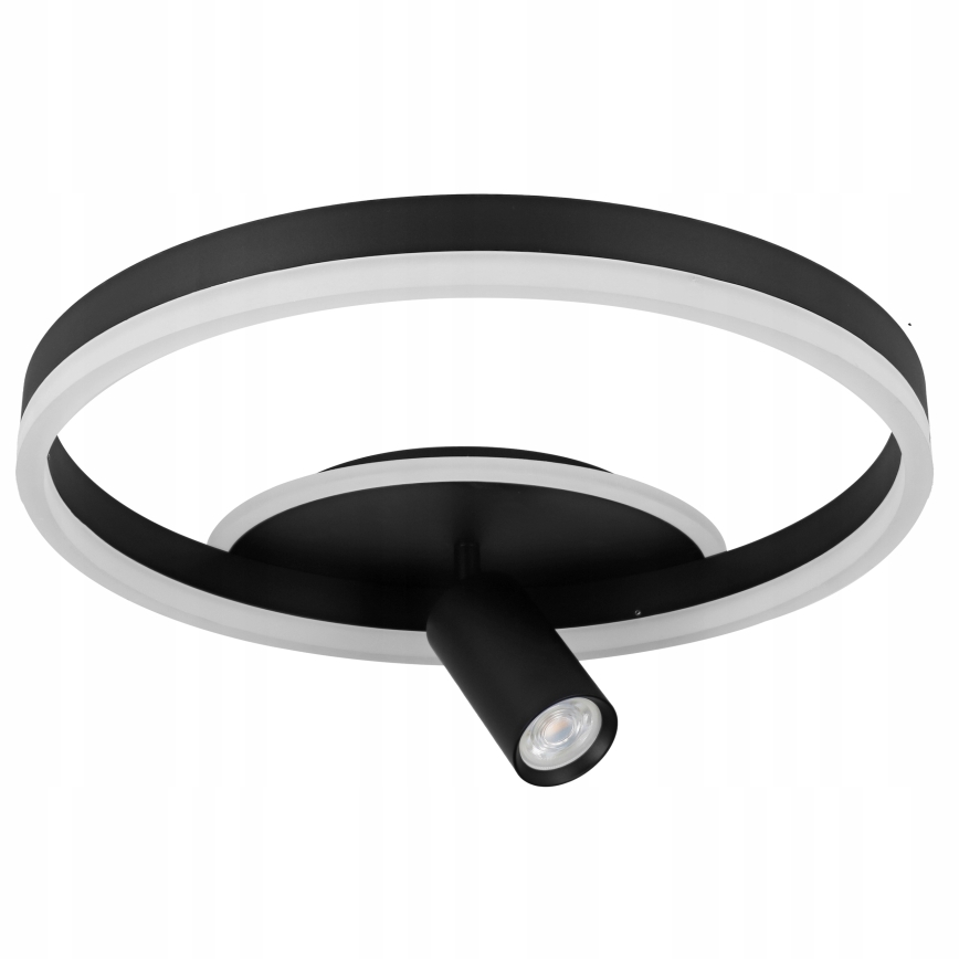 LED mennyezeti lámpatest LED/38W/230V + 1xGU10/30W fekete