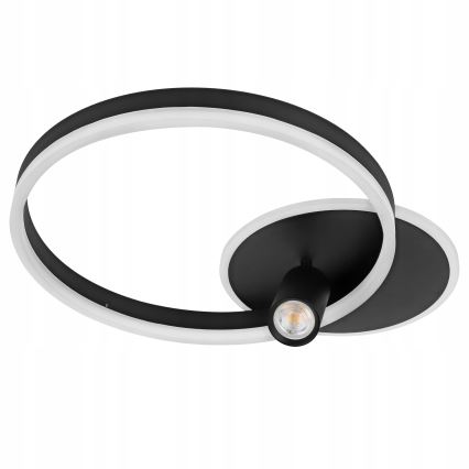 LED mennyezeti lámpatest LED/38W/230V + 1xGU10/30W fekete