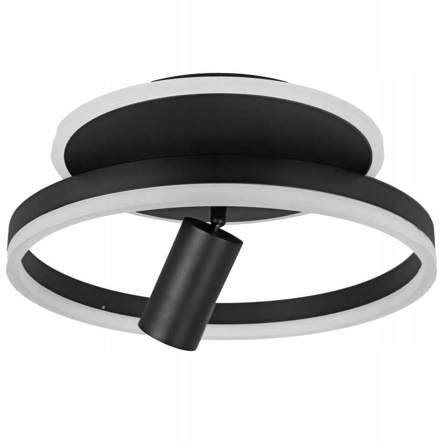 LED mennyezeti lámpatest LED/38W/230V + 1xGU10/30W fekete
