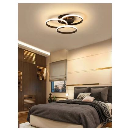 LED mennyezeti lámpatest LED/38W/230V fekete