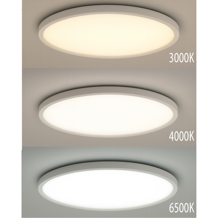LED mennyezeti lámpatest LED/40W/230V 3000/4000/6500K átm. 50 cm fehér