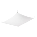 LED mennyezeti lámpatest LUNA 2xG13/8,5W/230V 80x105 cm fehér