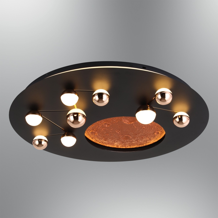 LED mennyezeti lámpatest MARS LED/58W/230V 3000K fekete