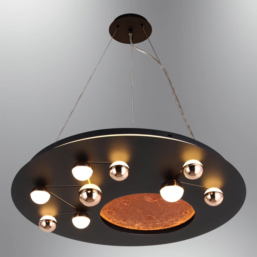 LED mennyezeti lámpatest MARS LED/58W/230V 3000K fekete