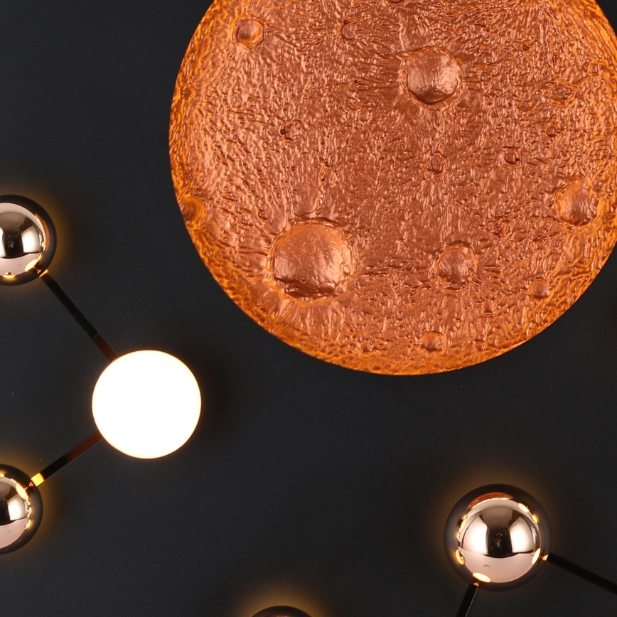 LED mennyezeti lámpatest MARS LED/58W/230V 3000K fekete