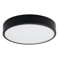 LED mennyezeti lámpatest ONYX, 32 W, 230 V, Ø 40 cm, fekete