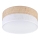 LED mennyezeti lámpatest SIRJA BOHO LED/20W/230V 4000K Ø 35 cm bézs/fehér