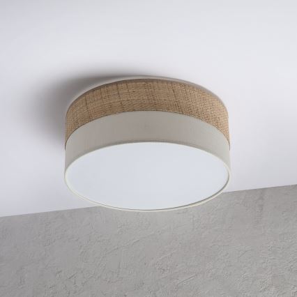 LED mennyezeti lámpa SIRJA BOHO LED/20W/230V 4000K átm. 35 cm bézs/krém