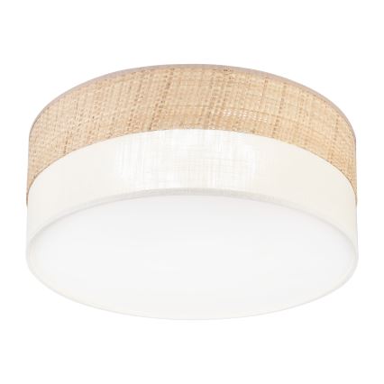 LED mennyezeti lámpa SIRJA BOHO LED/20W/230V 4000K átm. 35 cm bézs/krém