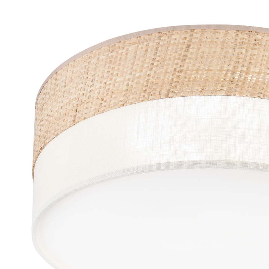LED mennyezeti lámpa SIRJA BOHO LED/20W/230V 4000K átm. 35 cm bézs/krém