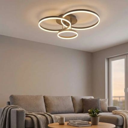 LED mennyezeti lámpatest VAASA LED/58W/230V 3000K fekete