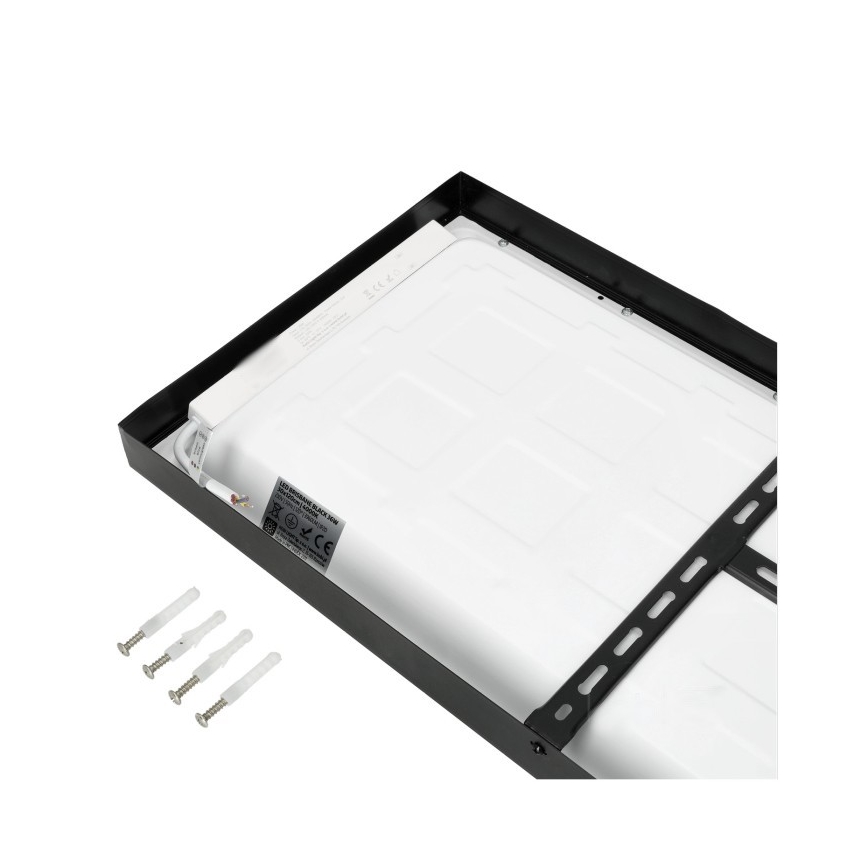 LED Mennyezeti panel BRISBANE LED/36W/230V 4000K 29,5x119 cm fekete