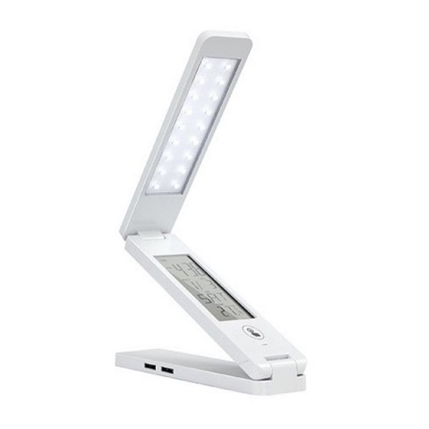 LED Multifunkciós asztali lámpa USB LED/1,5W/USB fehér 800 mA