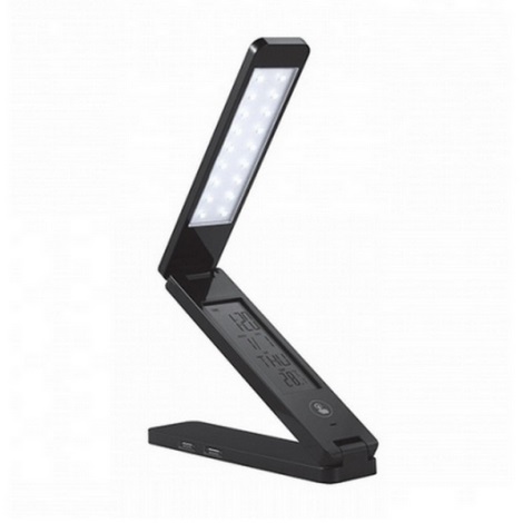 LED Multifunkciós asztali lámpa USB LED/1,5W/USB fekete 800 mA