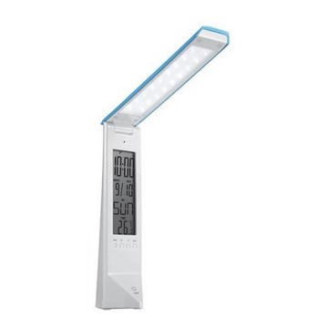 LED Multifunkciós szabályozható asztali lámpa DAISY LED/1,6W/USB fehér -kék 600 mA