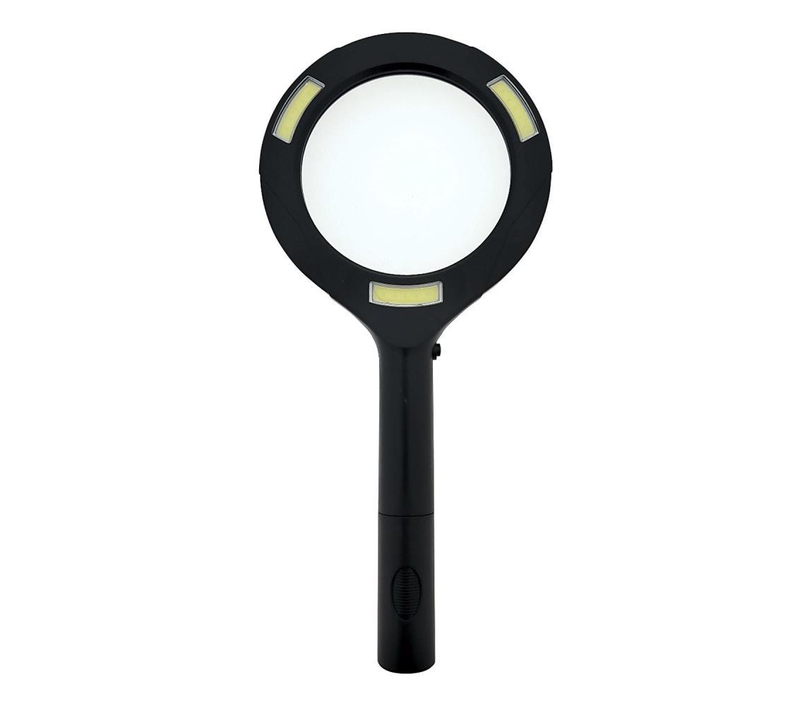 LED nagyító 3× nagyítás, LED világítással/3W/2xAA IP22 034 0001087