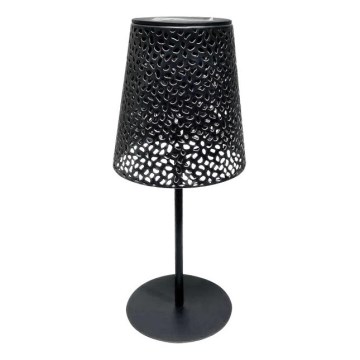 LED napelemes asztali lámpa LUVETRA LED/1xAA 4000K IP44 200 mAh fekete
