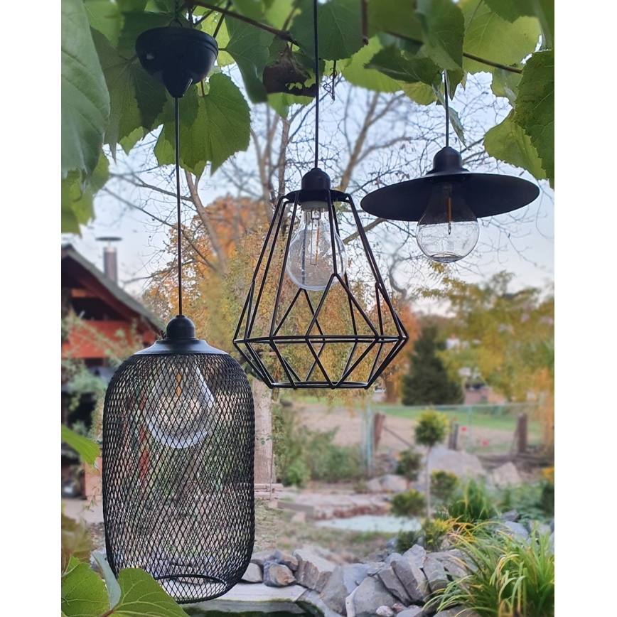 LED Napelemes csillár zsinóron KATTY 1,2V 300 mAh IP44