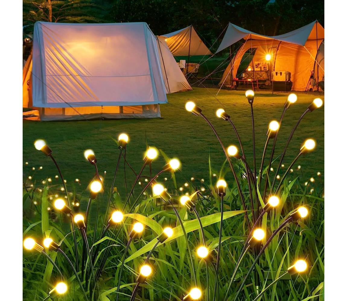 LED Napelemes dekor lámpa 6xLED/1,2V 3000K 73 cm 600 mAh IP44 SOLAR 6 CLUSTER