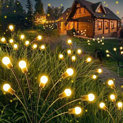 LED Napelemes dekor lámpa 6xLED/1,2V 3000K 73 cm 600 mAh IP44
