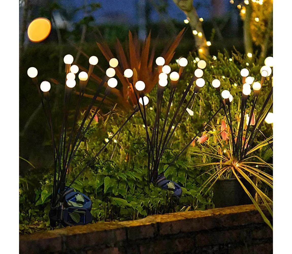 LED Napelemes dekor lámpa 8xLED/1,2V 3000K 73 cm 600 mAh IP44 SOLAR 8 CLUSTER