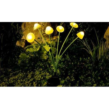 LED napelemes dekorációs lámpa érzékelővel 6xLED/1,2V 3000K 72 cm 600 mAh IP44