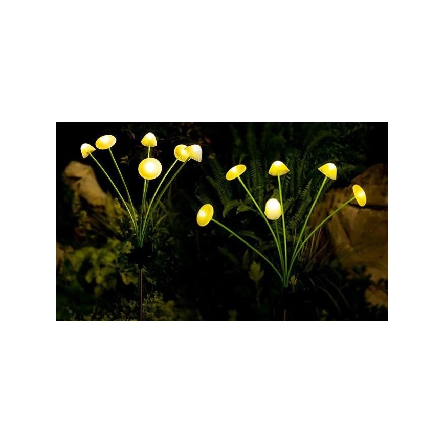 LED napelemes dekorációs lámpa érzékelővel 6xLED/1,2V 3000K 72 cm 600 mAh IP44
