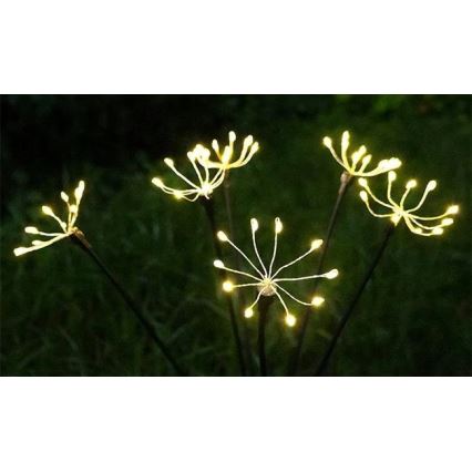 LED napelemes dekorációs lámpa érzékelővel LED/1,2V 3000K 73 cm 600 mAh IP44