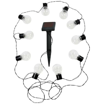 LED napelemes dekorációs fényfüzér LED/1,2V 300 mAh 3,8 m IP44