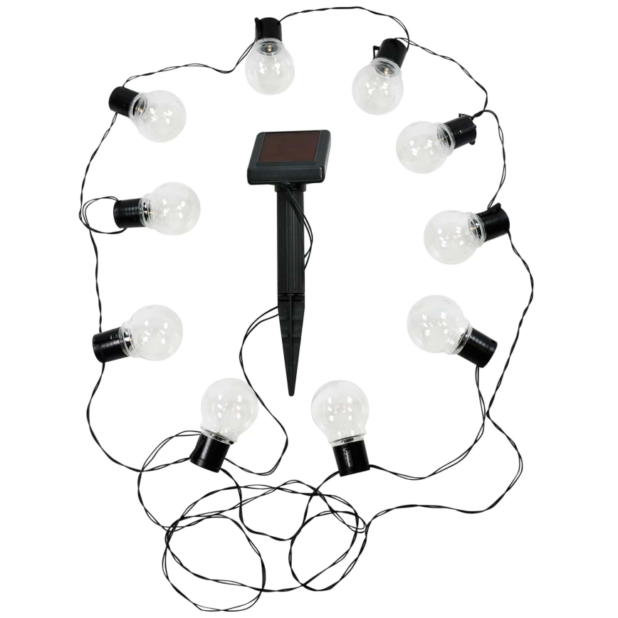 LED napelemes dekorációs fényfüzér LED/1,2V 300 mAh 3,8 m IP44