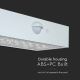LED Napelemes érzékelős fali lámpa LED/3W/3,7V 3000K/4000K IP65 fehér